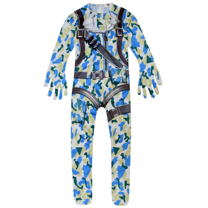 ❤★❤DJ-Guerillakampf-Kostüme Jumpsuits für Kinder Clown-Cosplay-Kleidung Halloween-Weihnachtskostüm Party Game Cos Fortnites Co★♥★
