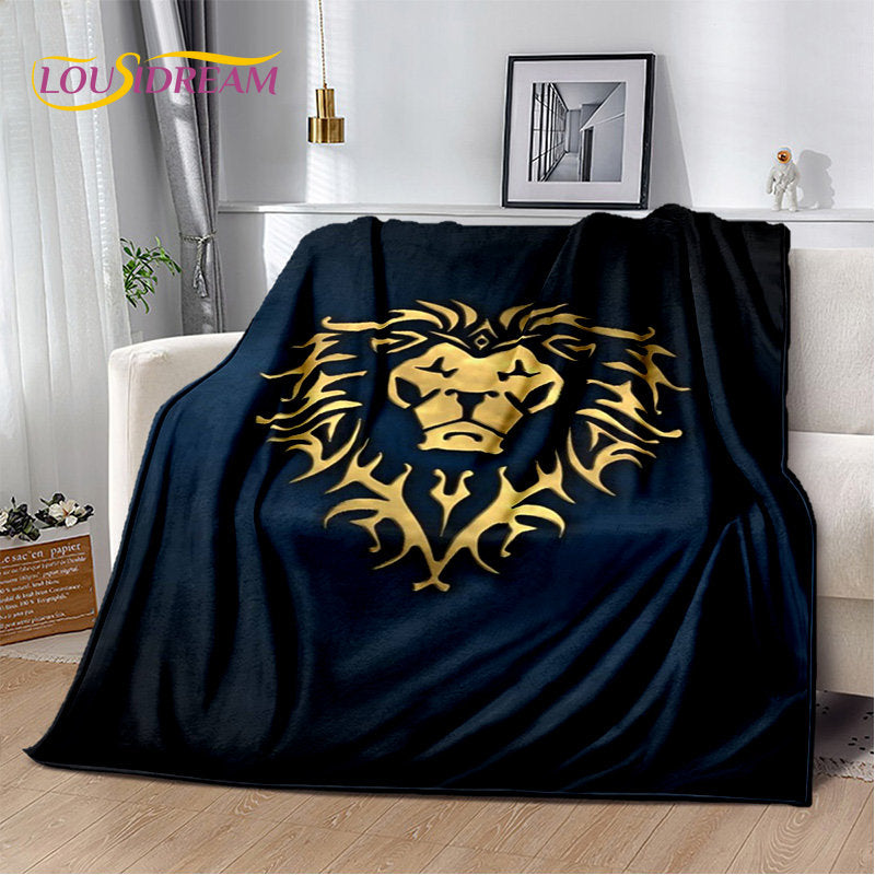 World of Warcraft,WOW ,Game Gamer Soft Plush Blanket,Flannel Blanket Throw Blanket for Living Room Bedroom Bed Sofa Picnic Cover