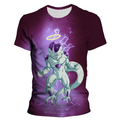Men's Short Sleeved Cartoon 7 Dragon Ball Z T-shirt Children's Top T-shirt Children's Clothing Summer Short Sleeved Casual Wear