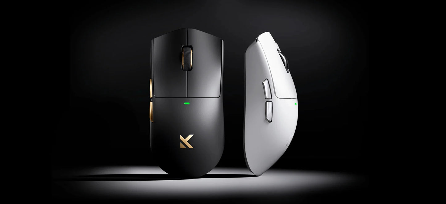 Rato Gaming Sem Fios MCHOSE K7 Ultra PAW3950 com Dupla Taxa de Polling 8K, Base de Carregamento Sem Fios Magnética Leve, Esports e Escritório