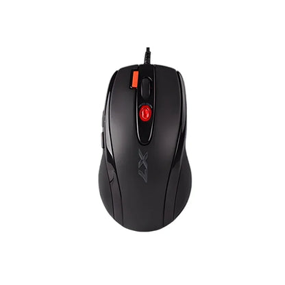 A4TECH X7 X-710BK Oscar žaidimų pelė, 2000DPI, 1000HZ, 4D ratukas, 160K vidinė atmintis, Oscar Mouse Editor, be tvarkyklės