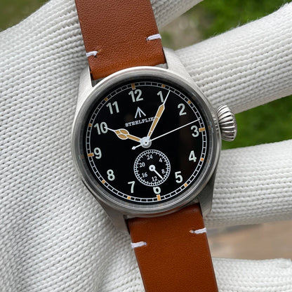 STEELFLIER Official SF746 Luxury Quartz Wristwatch Swiss Luminous VH60 Mute Movement 20Bar Waterproof Multi-time Zone Watches