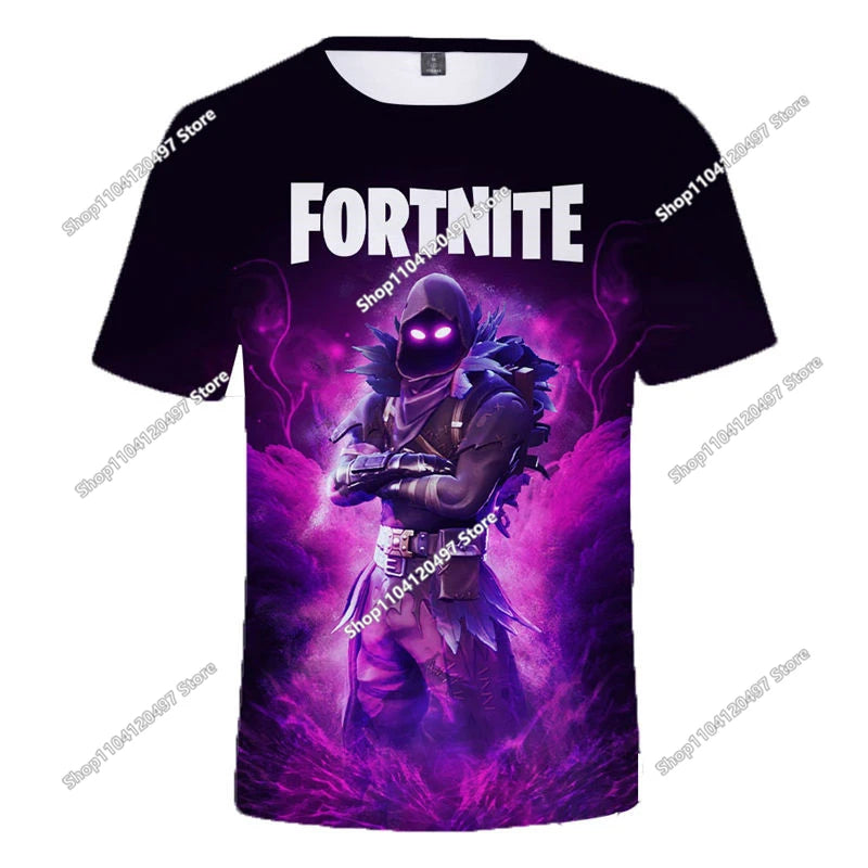 Fortnite T Shirt Men Shoot Game Battle Hero Tshirt Victory Royale Clothing Young Children T-shirts for Boys Girls of 2-14 Years