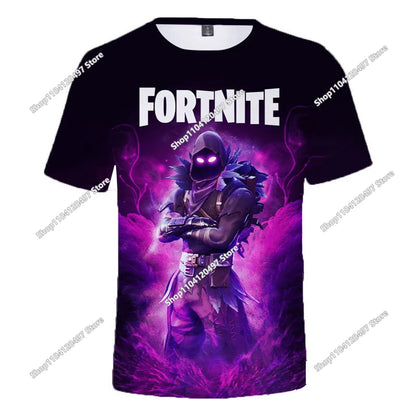 Fortnite T Shirt Men Shoot Game Battle Hero Tshirt Victory Royale Clothing Young Children T-shirts for Boys Girls of 2-14 Years