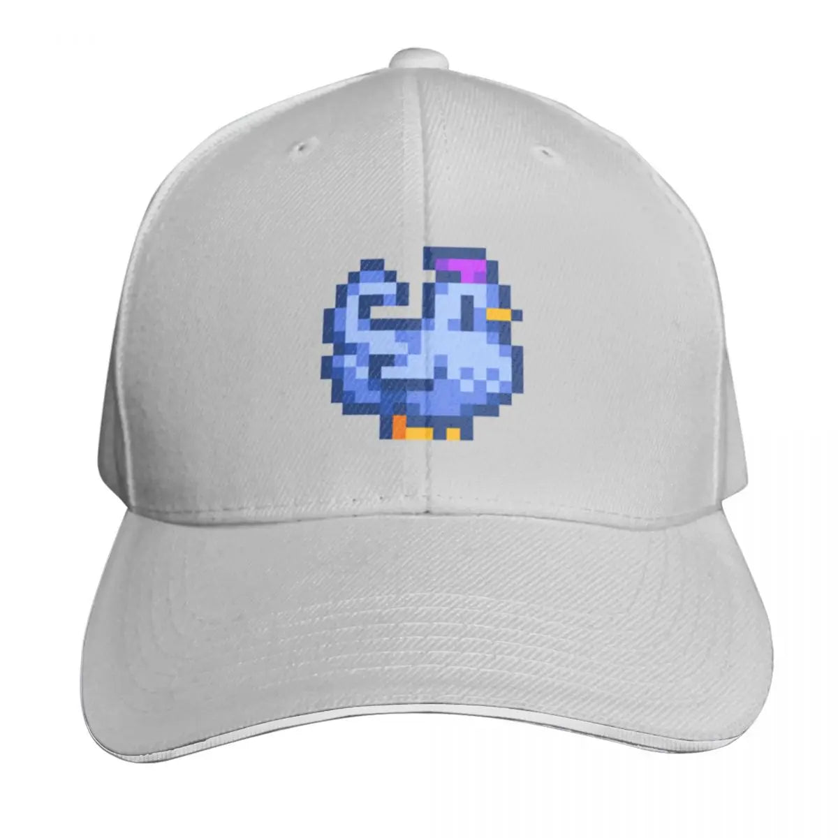 Stardew Valley Blue Chicken Baseball Cap Golf Hat derby hat Sun Hat For Children Military Tactical Cap Caps Male Women's