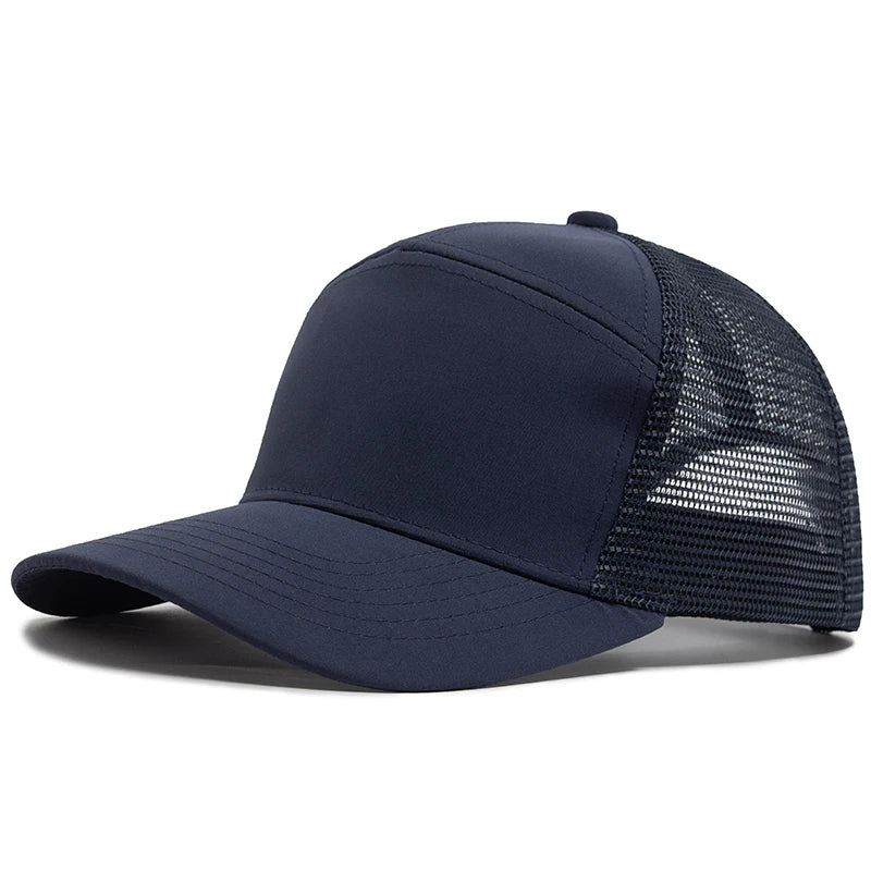 Vasaros 7-panelė beisbolo kepurė, mados hip-hopo tinklinės kepurės vyrams, „Trucker“ kepurė su snapback užsegimu, moterims, unisex, naujas madingas prekės ženklas