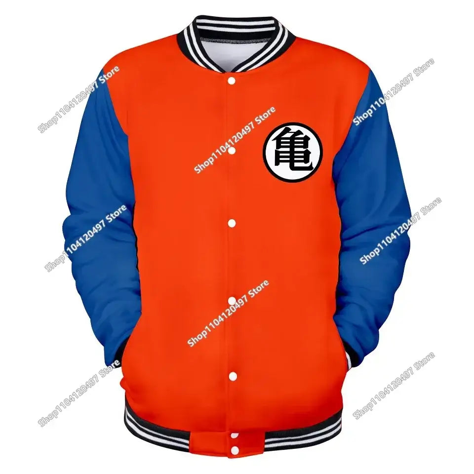 Dragon Ball Goku Kid Men Zipper Hoodie Cartoon Japan Style Anime Women Sweatshirt 2025 New Fashion Children Jackets Coat, produit gaming premium Fraquane