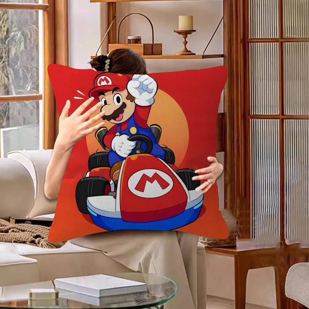 Anime Supers M-Marios Pillowcases Home Bedding Decorative Pillow Cover Wedding Super Soft Pillow Case