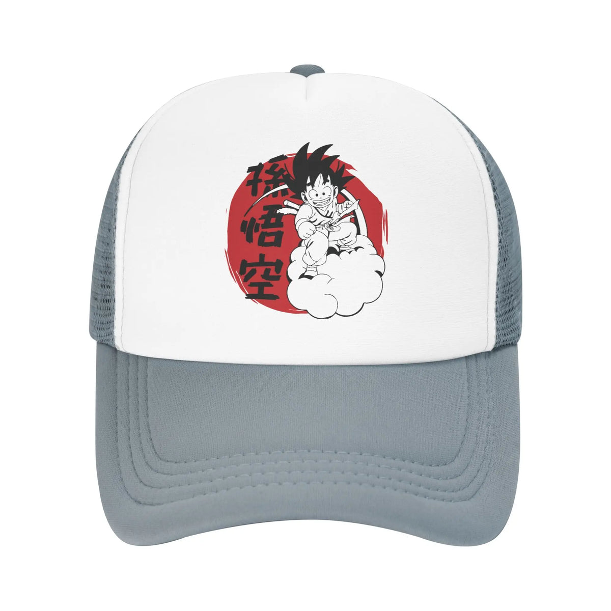 Czapka typu trucker Son Gohan D-Dragon Ball Z, unisex, czapki outdoorowe, czapka robocza typu trucker, czapka typu trucker, czapki typu snapback, czapki baseballowe z siateczką