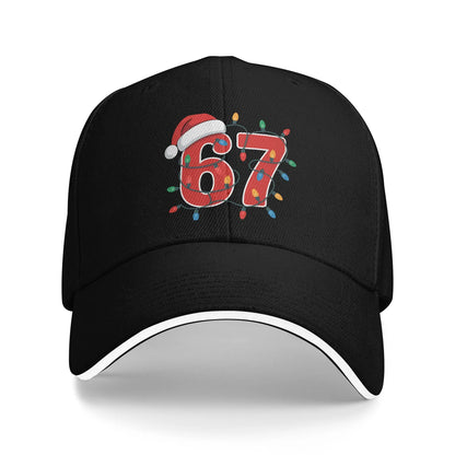 67 Six Seven 6-7 Baseball Cap Popular Steal Brainrot Gaming Meme Sandwich Caps Men Women Breathable Dad Hat Outdoor