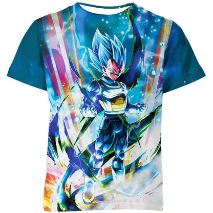2026 Summer Dragon Ball T Shirt Kids Tops Tee Anime Figures Goku Super Saiyan T-shirt Boys T-shirts Children Short Sleeve Y2k