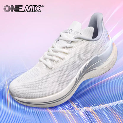 Onemix Wind Wings Pantofi de alergare respirabili pentru bărbați, maraton, sport și casual; pantofi sport pentru femei; ușori; pentru bărbați; pentru activități în aer liber; coardă de sărit