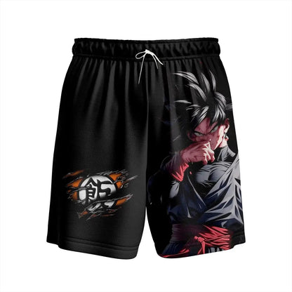 Dragon Ball Logo Printed Quick Drying Shorts for 2026 Summer Casual Shorts, Suitable for Adult and Children Anime Fans