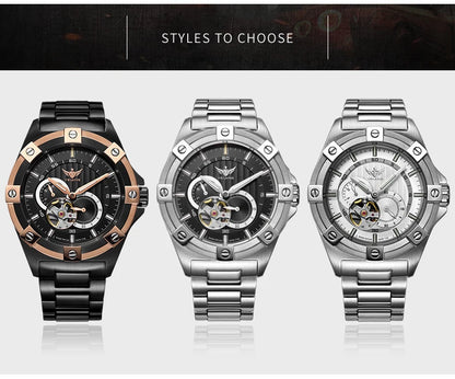 Yelang V1024 Men's Brand Watches 44mm Japan Miyota 82S7 Automatic Mechanical Movement Luminous Men's 100m Waterproof Business Watch