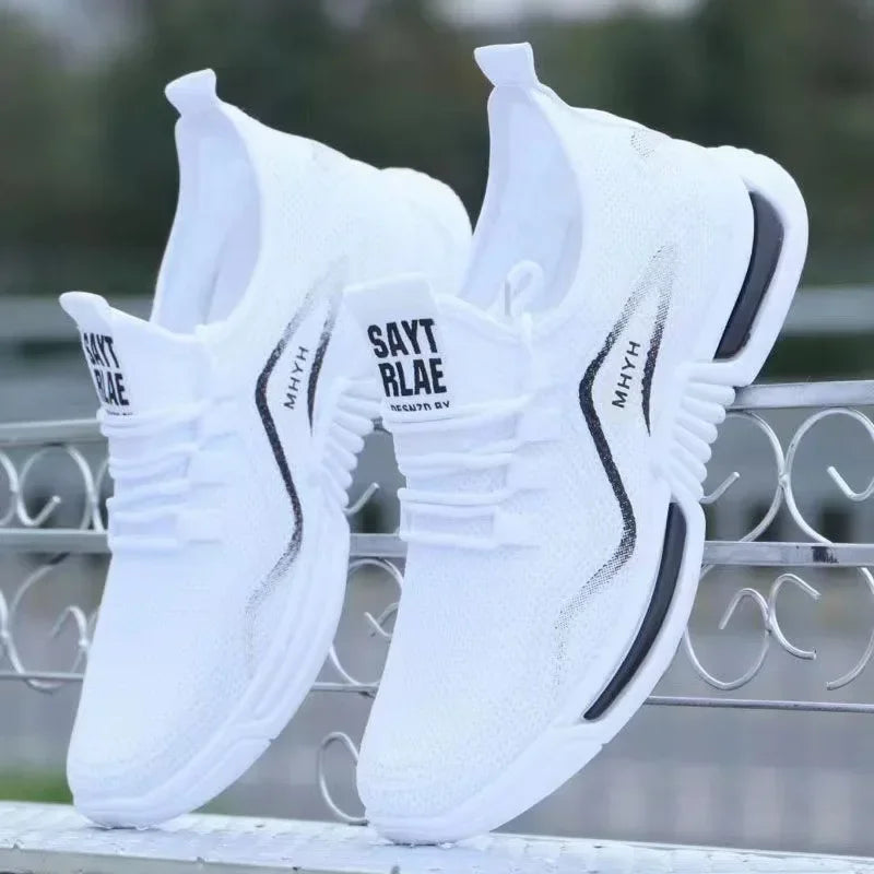 Męskie buty typu slip-on, modne trampki, męskie buty sportowe do biegania, oddychające buty na siłownię, do treningu i spacerów, buty do tenisa, antypoślizgowe buty do ćwiczeń