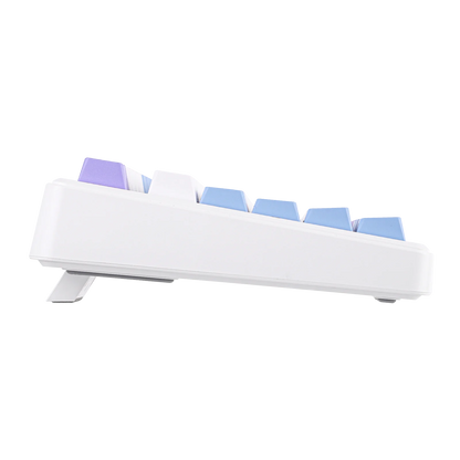 EPOMAKER X AULA F75 MAX kompakte mechanische Tastatur im 75-%-ANSI-Layout, kabelgebunden/Bluetooth/2.4GHz kabellos, mit TFT-Bildschirm und Drehregler
