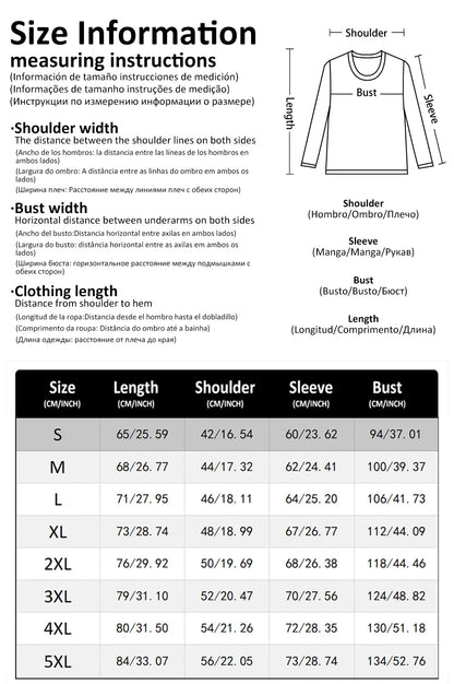 The Wolf Graphic Men's Long Sleeve T-shirt for Men Clothing Casual Top Tee Shirt Fashion Animal 3D Full Printing Streetwear