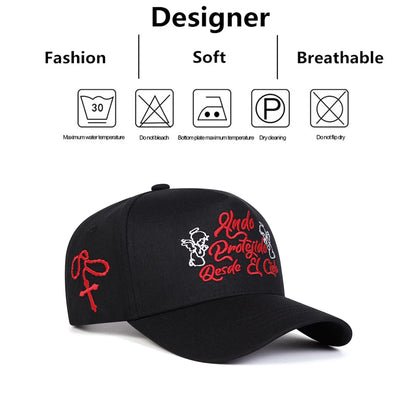 Casquettes de baseball unisexes HNDO PROTEJIDO avec lettres brodées, printemps-automne, pour l'extérieur, ajustables, décontractées, chapeaux anti-UV, casquettes de sport