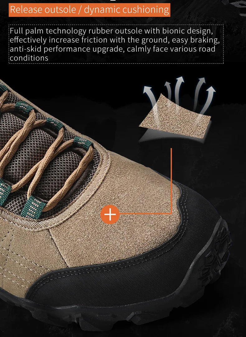HUMTTO Wanderschuhe für Herren, luxuriöse Designer-Winter-Kletter- und Trekking-Sneaker aus Leder, Outdoor-Sport- und Arbeitsschuhe für Herren 110282A