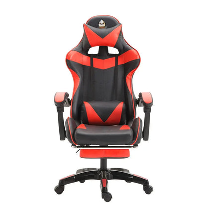Gaming-Stuhl Gaming-Sessel höhenverstellbarer Bürostuhl mit verstellbarer Liegefunktion, Katzenohren und Kissen