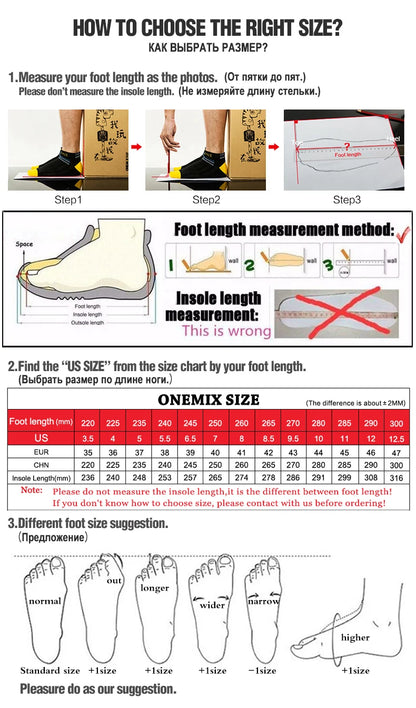 ONEMIX Carbon Plate Marathon Running Racing Shoes Professional Stable Support Shock-relief Ultra-light Rebound Sneakers
