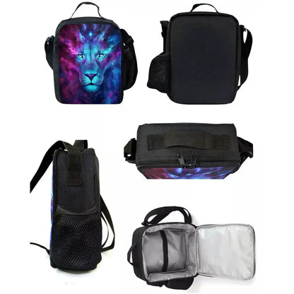 Child Insulated Large F-FortniteS Capacity Bag for Boy Hot Game Girl Student Outdoor Picnic Resuable Thermal Cooler Lunch Box