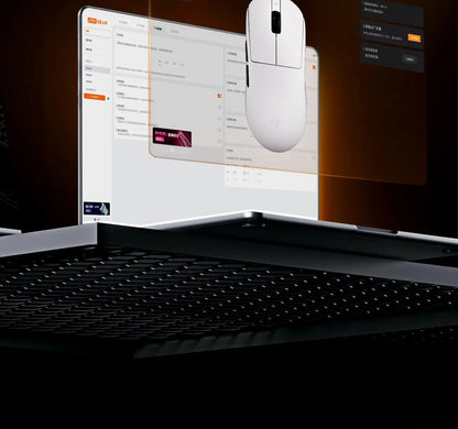 ATK A9 bezdrôtová herná myš s technológiou NearLink, ergonomická PAW3395, trojrežimová Bluetooth myš s nízkou latenciou pre e-šport a PC