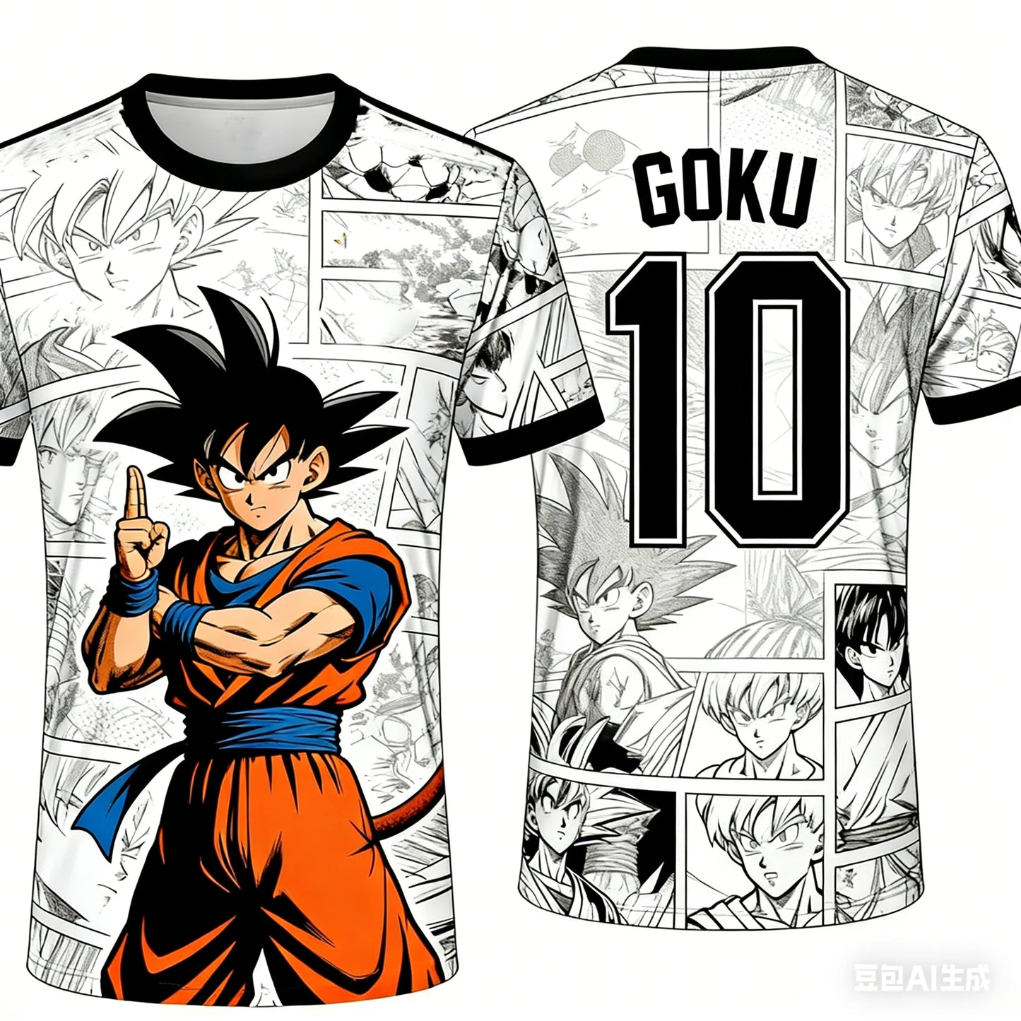 2026 Summer Dragon Ball T-Shirt 3D Print Goku  Manga Style Oversized Loose Breathable Gym Streetwear Unisex Tee for Adults Kids