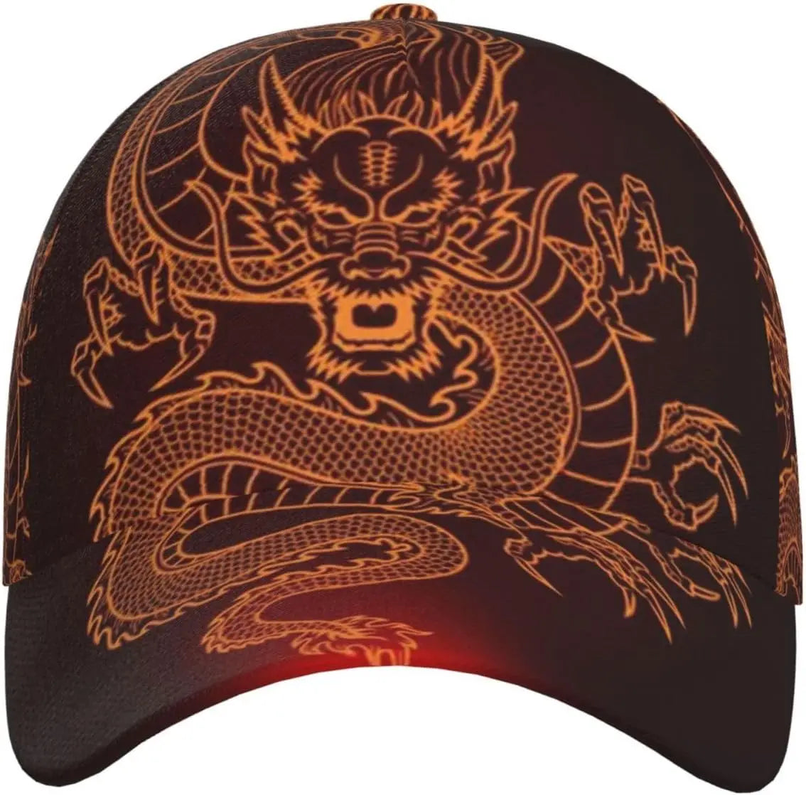Czapka z daszkiem Dragon Snapback – męskie czapki baseballowe, męskie czapki przeciwsłoneczne, regulowana czapka typu „trucker” dla kobiet i mężczyzn