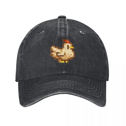 Stardew Valley Chickens Baseball Cap derby hat luxury caps funny hat birthday Men's Caps Women's
