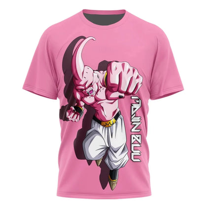 2026 Summer Dragon Ball T Shirt Kids Tops Tee Anime Figures Goku Super Saiyan T-shirt Boys T-shirts Children Short Sleeve Y2k