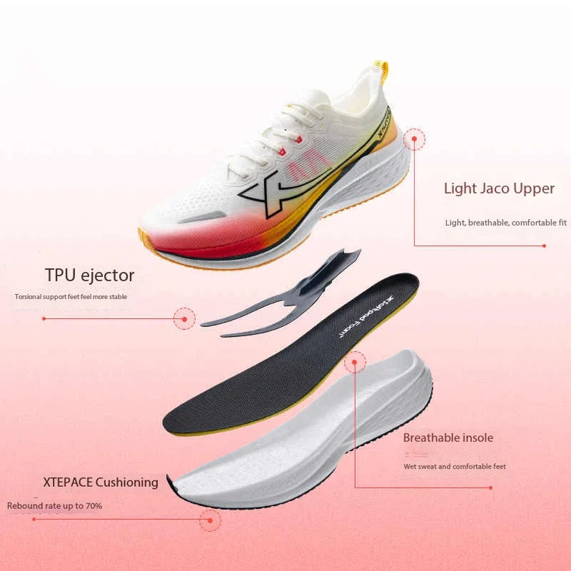Xtep Five Speed 2.0 tenisice za trčanje za muškarce, jesenske udobne sportske tenisice za jogging s amortizacijom 876319110001