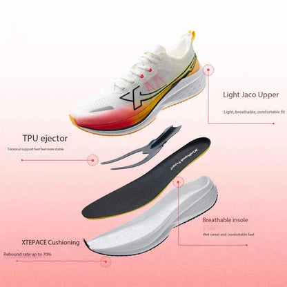 Xtep Five Speed 2.0 tenisice za trčanje za muškarce, jesenske udobne sportske tenisice za jogging s amortizacijom 876319110001