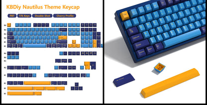 KBDiy GMK Illusion Keycap Perfil Cherry Double Shot PBT ISO Teclas para Kit de Teclado Mecânico Gamer Gaming Point Retro