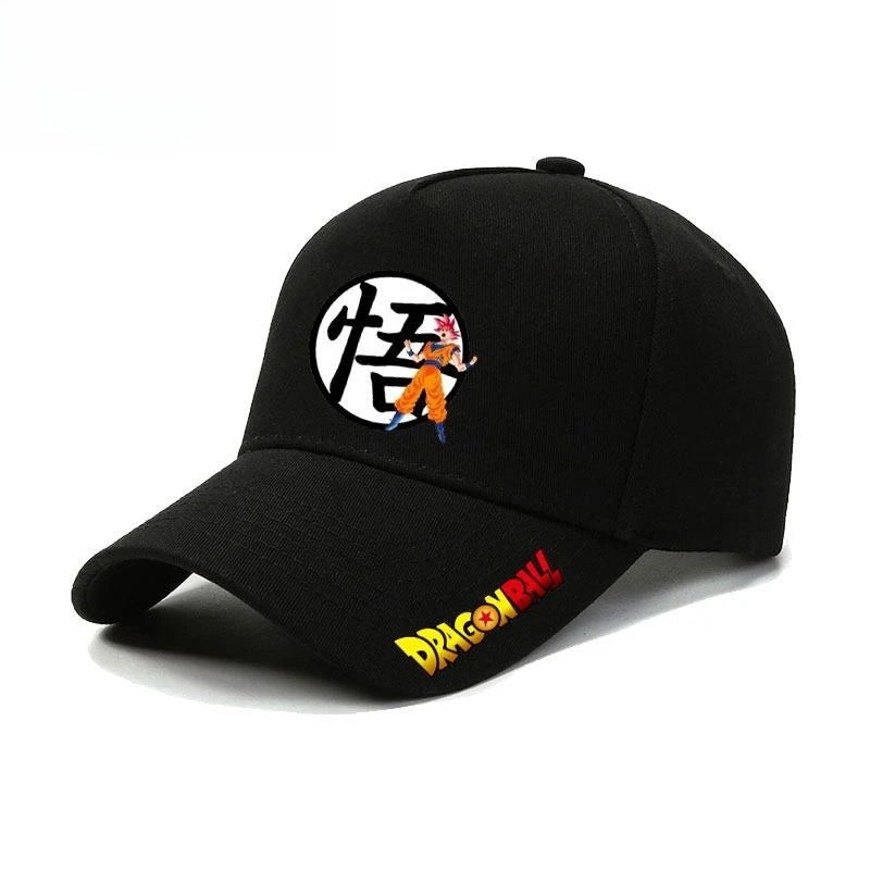 Czapka z daszkiem Dragon Ball Master Roshi Son Goku – kreatywny nadruk z literami z anime o wysokiej wartości, unisex, codzienna, uniwersalna czapka baseballowa