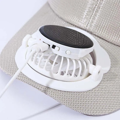 Solar Powered Charge Fan Baseball Cap Adults Summer Outdoor Camping Fishing Sun Shading  Duck Tongue Mesh Cap Father's Day Gifts