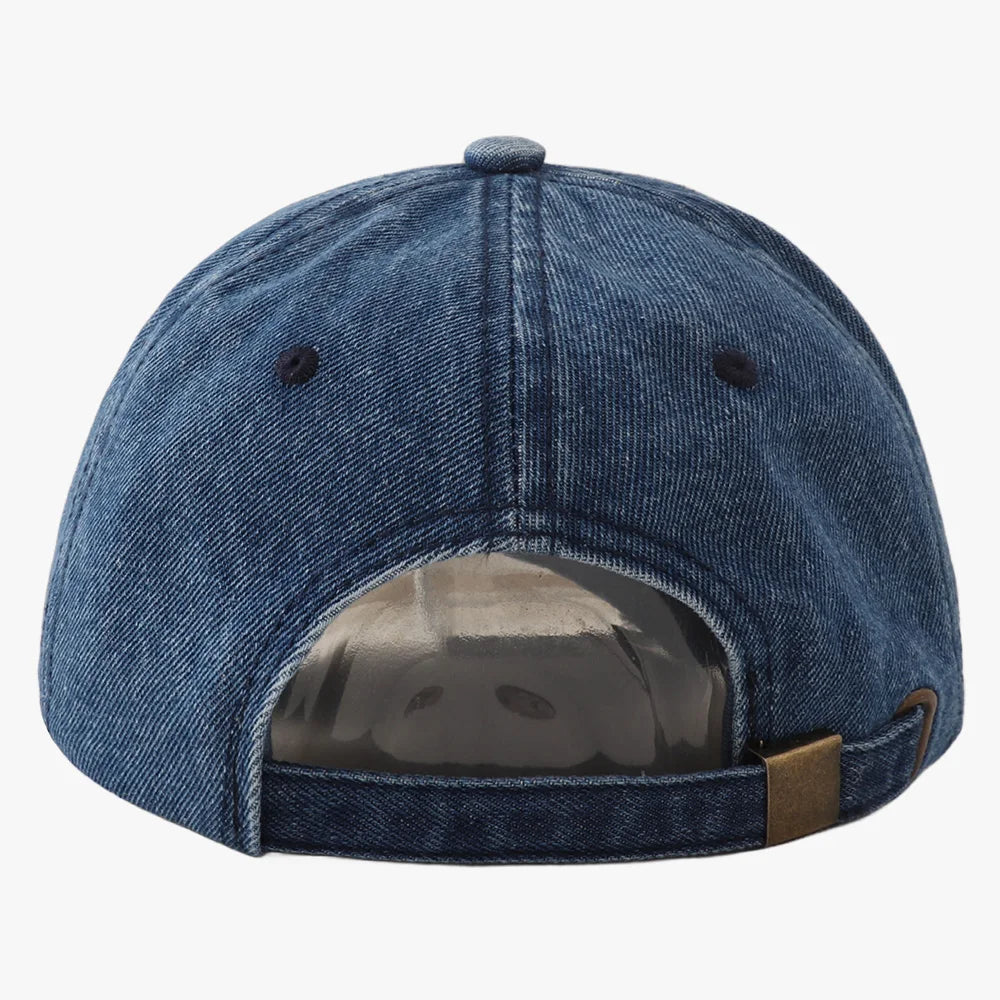 2025 New Vintage Denim Visors Hat Fashion Jeans Baseball Cap Unisex Letter Embroidery Hip Hop Snapback Caps Cool Casquette