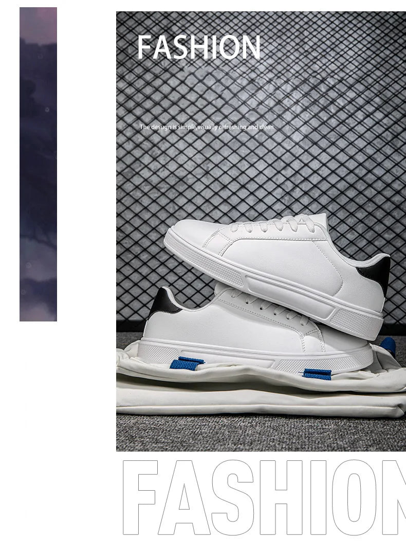 PU Leather Men Shoes Sneakers Trend Casual Shoes Leisure Male Sneakers Footwear Men Vulcanized Shoes Couple Shoes Women Shoes