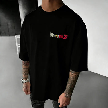 Dragon Ball Super Men's and Women's T-Shirts Bardock Anime Tee Summer Spring Boy's Retro Short Sleeves Parent-child Outfits