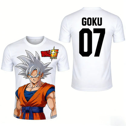 Vintage Dragon Ball Super Vegeta Super Saiyan Blue Red Blue Brush Stroke 3D Print T-Shirt 2026 Summer Unisex  Retro Anime