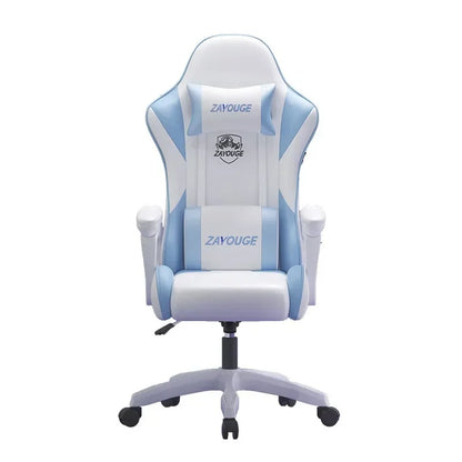 Siège de jeu pivotant et assis sur ordinateur pour bars et e-sport, chaise de bureau ergonomique inclinable pour études, chaise de bureau à domicile