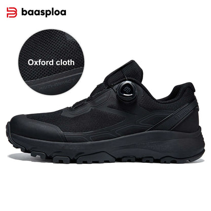 Sapatos de Caminhada Baasploa para Homem, Outdoor e Escalada, em Malha Respirável, para Viagem e Caminhada, Antiderrapantes, Resistentes ao Desgaste, Confortáveis, Tipo Sneaker
