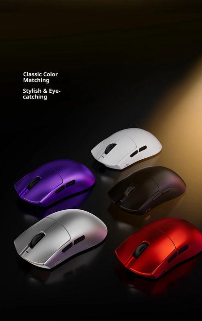 Rato Gaming Sem Fios ATK X1 V2 Ultimate 2.0 Paw3950 Utrla 54g Leve 750ips 0.163ms Baixa Latência 650ips — Novo Acessório para Oferta