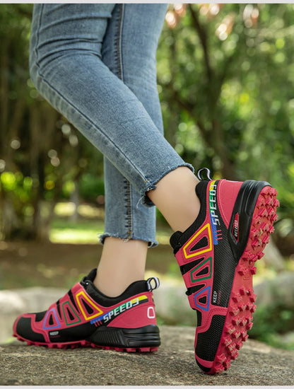 Women’s Waterproof Hiking Shoes Outdoor Sports Shoes Women’s Walking Travel Sports Shoes Bicycle Sports Shoes Running Sports Shoes