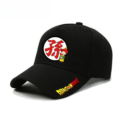Czapka z daszkiem Dragon Ball Master Roshi Son Goku – kreatywny nadruk z literami z anime o wysokiej wartości, unisex, codzienna, uniwersalna czapka baseballowa