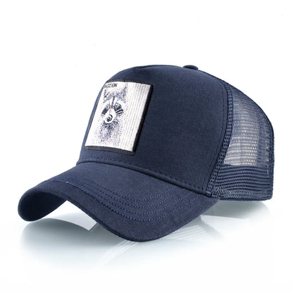 Spring Summer Baseball Cap With Lion Embroidery Patch Snapback Trucker Caps Men Women Drake Baseball Hats Four Season Sun Hat
