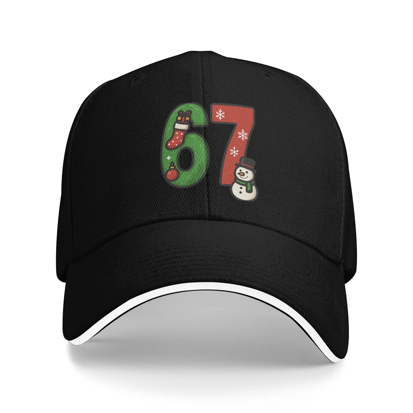 67 Six Seven 6-7 Baseball Cap Popular Steal Brainrot Gaming Meme Sandwich Caps Men Women Breathable Dad Hat Outdoor
