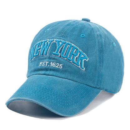 Czapka z pranej bawełny marki York dla mężczyzn i kobiet – czapki typu gorra, czapki snapback, czapki baseballowe, czapki przeciwsłoneczne, czapki typu dad hat, czapki outdoorowe