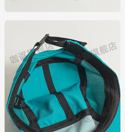 Summer New Thin Quick-drying 5-panel Baseball Caps for Men Outdoor Hiking Casual Versatile Fashion Flat-brimmed Women's Hats