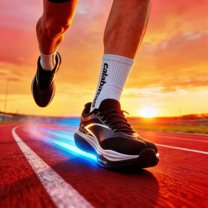 Specialty Marathon Men Running Shoes Carbon Plate Sports Breathable Lightweight Women's Comfortable Athletic Non-slip Sneakers